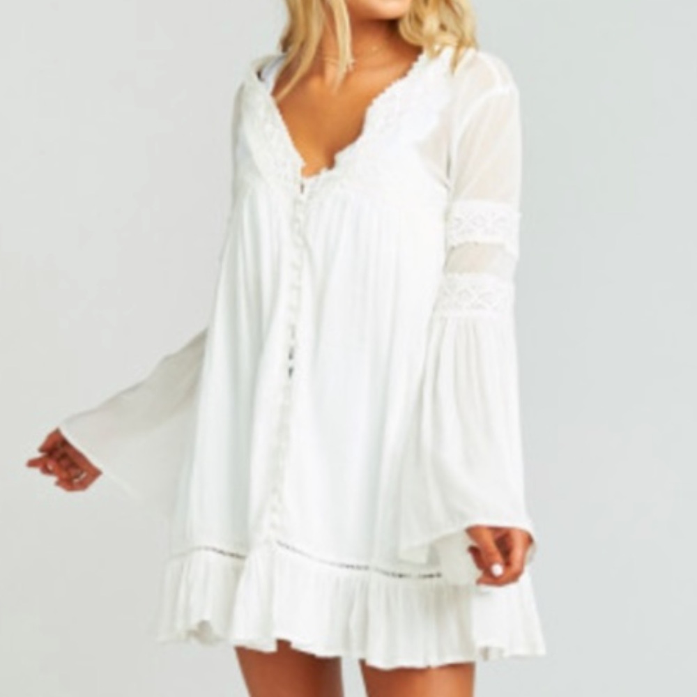 Show me your mumu dalia white tunic small